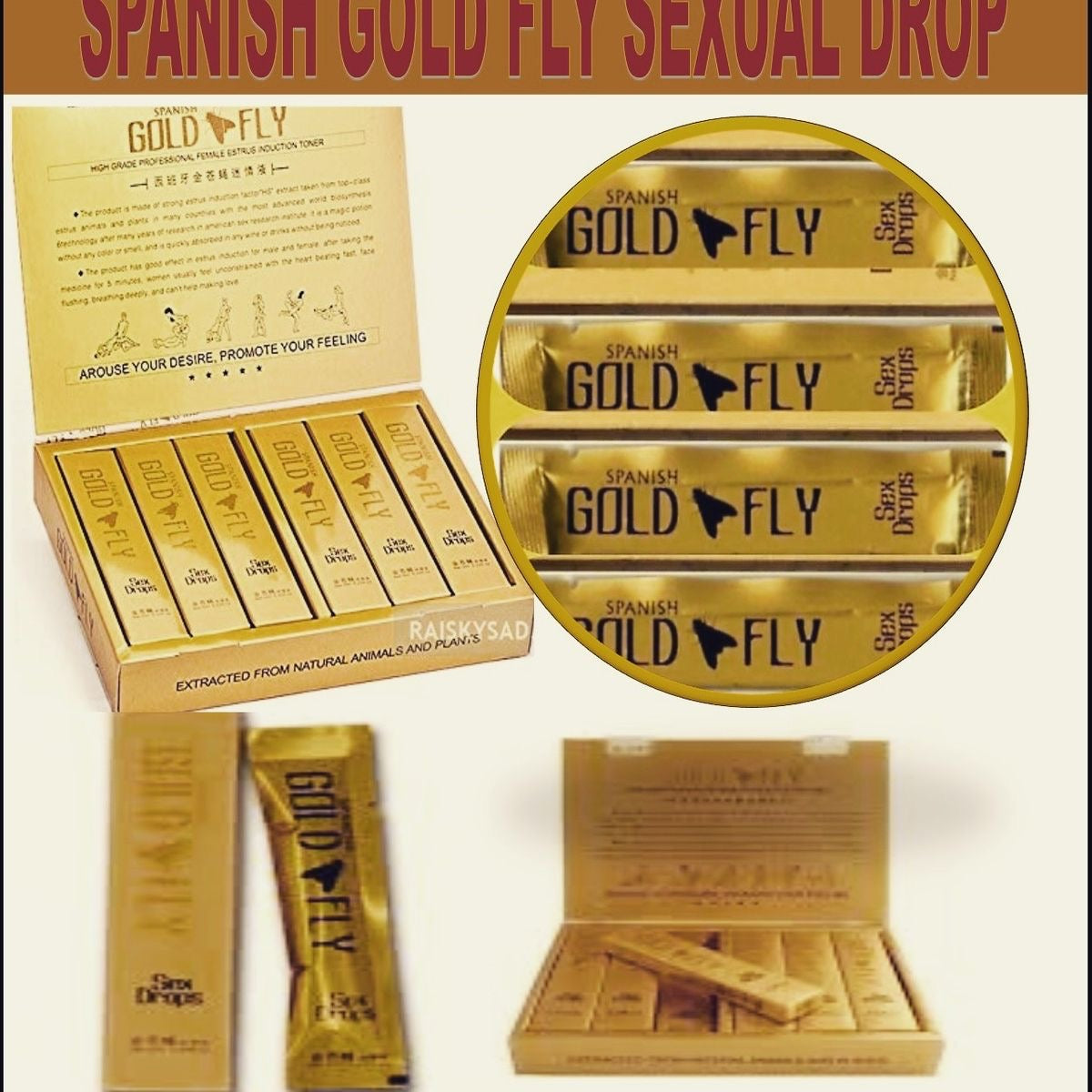 Spanish Gold fly sex drop